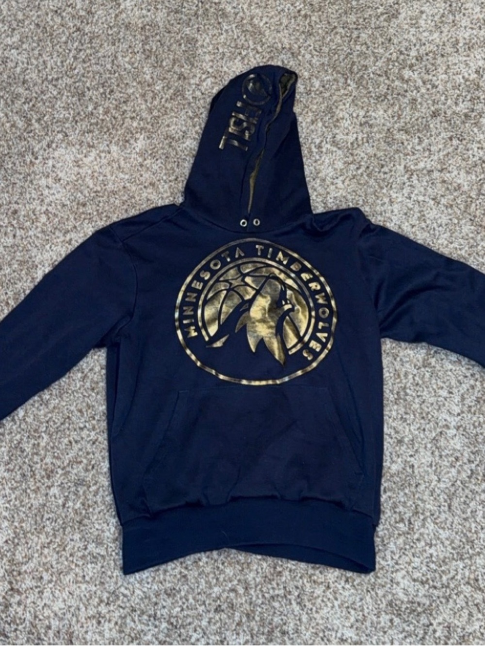 Minnesota Timberwolves Navy Hoodie (75th anniversary)
